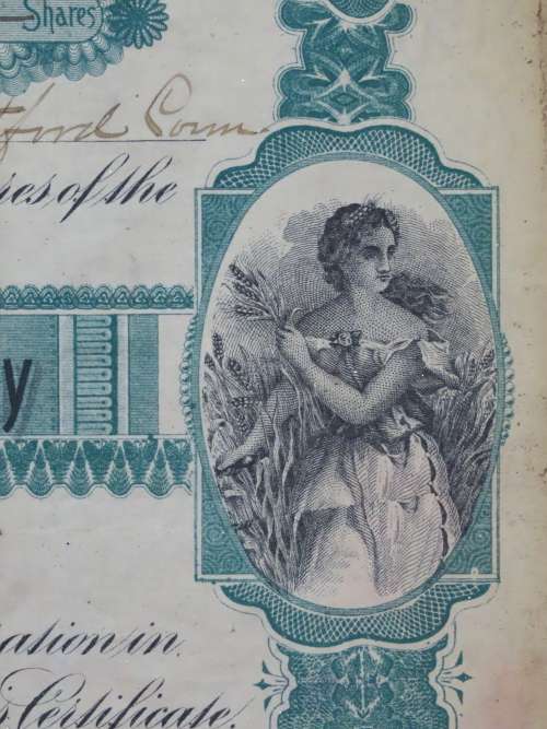 1901 Plume And Atwood Manufacturing Company, Stock Certificate, 100 Shares , 224