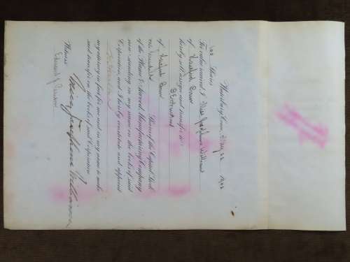 1901 Plume And Atwood Manufacturing Company, Stock Certificate, 100 Shares , 224