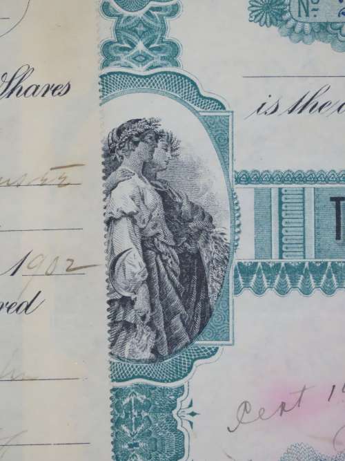 1901 Plume And Atwood Manufacturing Company, Stock Certificate, 100 Shares , 225