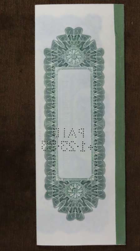 1919 City of Great Falls - South Side Sewer Bond, $1000 Bond, 123