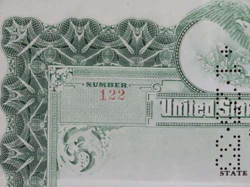 1919 City of Great Falls - South Side Sewer Bond, $1000 Bond, 123
