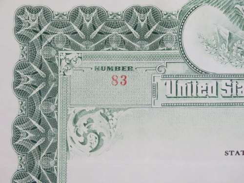 1919 City of Great Falls - South Side Sewer Bond, $1000 Bond, 83