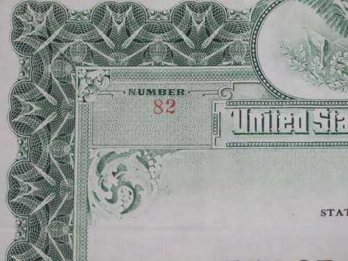 1919 City of Great Falls - South Side Sewer Bond, $1000 Bond, 82