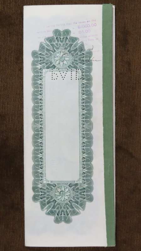 1919 City of Great Falls - South Side Sewer Bond, $1000 Bond, 88