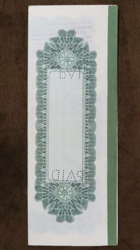 1919 City of Great Falls - South Side Sewer Bond, $1000 Bond, 87