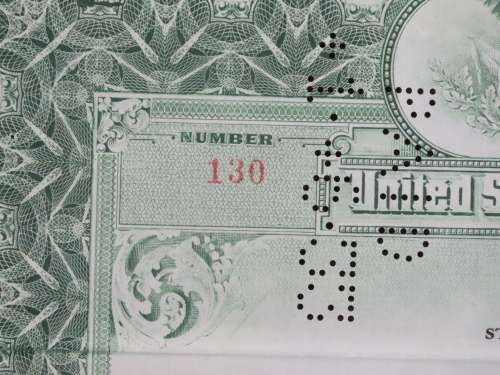1919 City of Great Falls - South Side Sewer Bond, $1000 Bond, 130