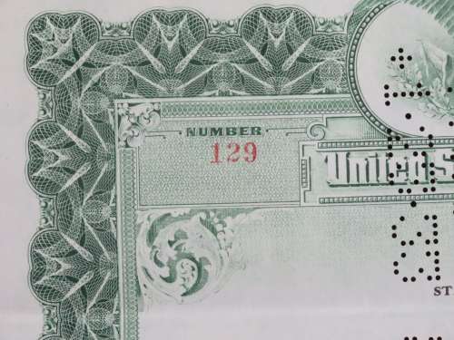 1919 City of Great Falls - South Side Sewer Bond, $1000 Bond, 129