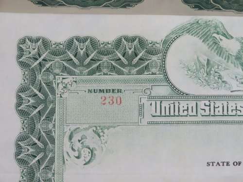 1919 City of Great Falls - South Side Sewer Bond, $1000 Bond, 230