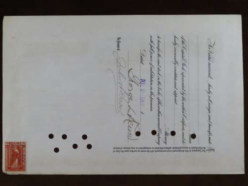 1900 Consolidated Water Company , Stock Certificate, 100 Shares, A125
