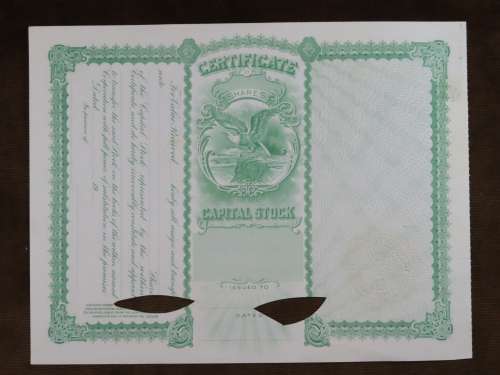 1941 Blewett Ridge Mines, Stock Certificate, 10 Shares, 8