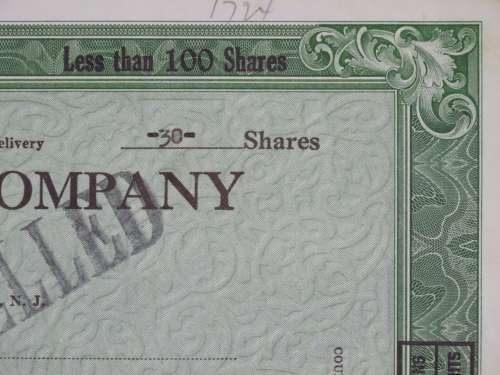 1943 United States Lines Company, Stock Certificate, 30 Shares, 1702