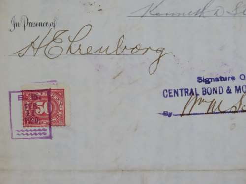 1919 Butler Brothers, Stock Certificate, 25 Shares, B21424