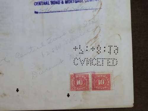 1919 Butler Brothers, Stock Certificate, 10 Shares, B21545