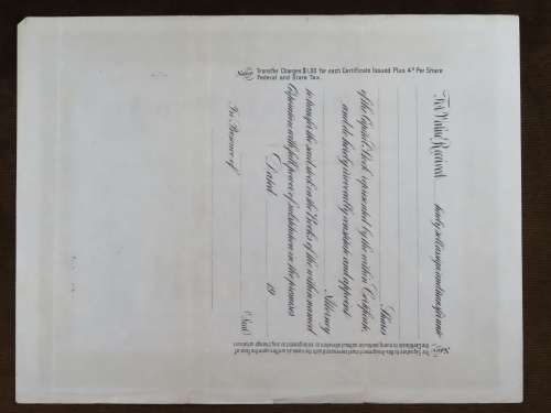 1922 Metropolitan 5 to 50c Stores, Stock Certificate, 2.5 Shares, 10681