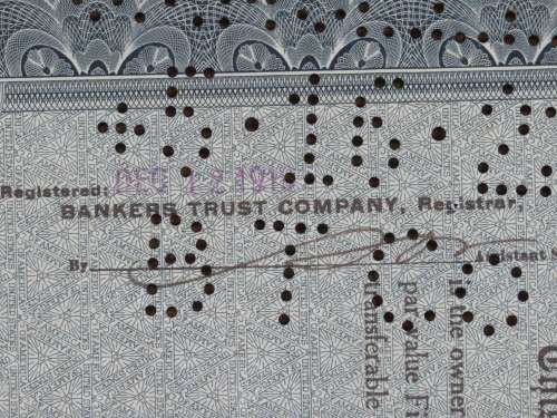 1919 Magma Copper Company, Stock Certificate, 100 Shares, 15865