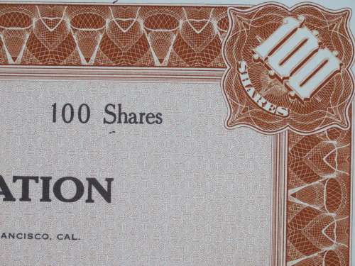 1946 Kaiser Frazer Corporation, Stock Certificate, 100 Shares, S11957