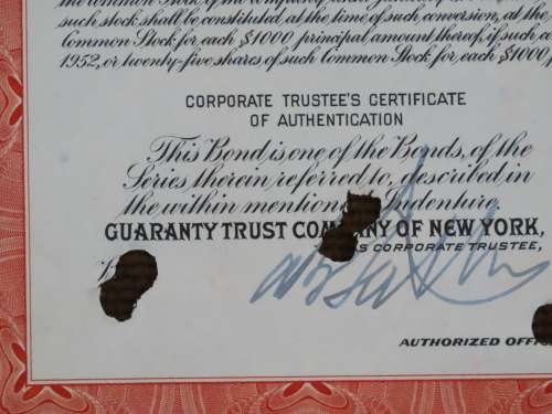 1948 St Louis San Francisco Railway Company, $1000 Bond Certificate RM1018
