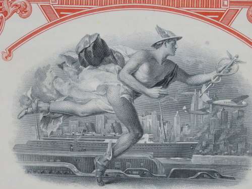 1948 St Louis San Francisco Railway Company, $1000 Bond Certificate RM244