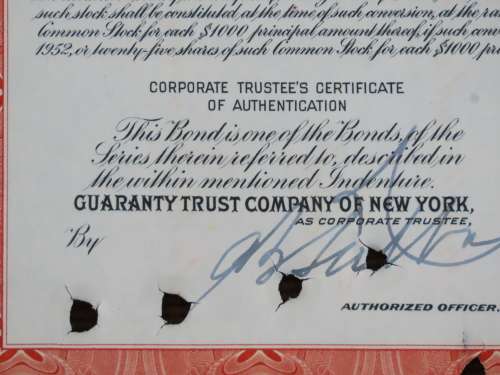 1948 St Louis San Francisco Railway Company, $1000 Bond Certificate RM244