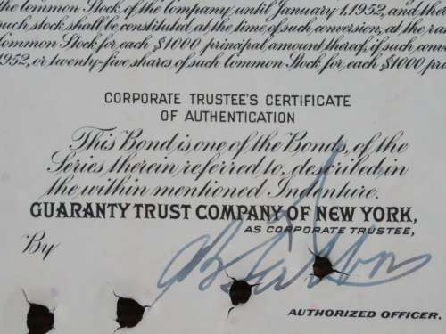 1948 St Louis San Francisco Railway Company, $1000 Bond Certificate RM245