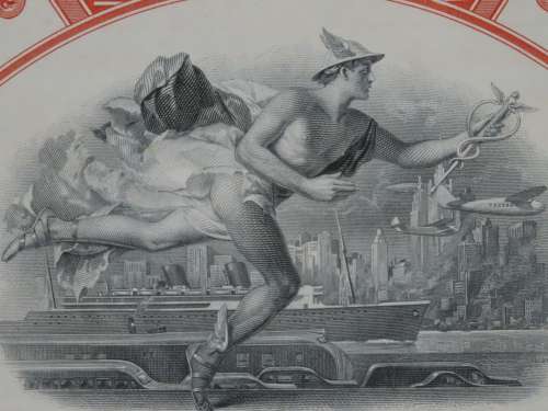 1948 St Louis San Francisco Railway Company, $1000 Bond Certificate RM246