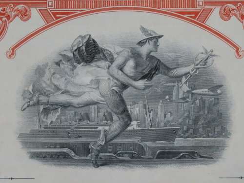 1948 St Louis San Francisco Railway Company, $1000 Bond Certificate RM250