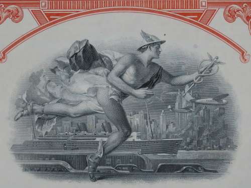 1948 St Louis San Francisco Railway Company, $1000 Bond Certificate RM1026