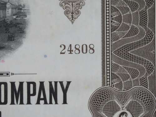 1931 The Pennsylvania Railroad Company, $1000 Gold Bond Certificate 24808