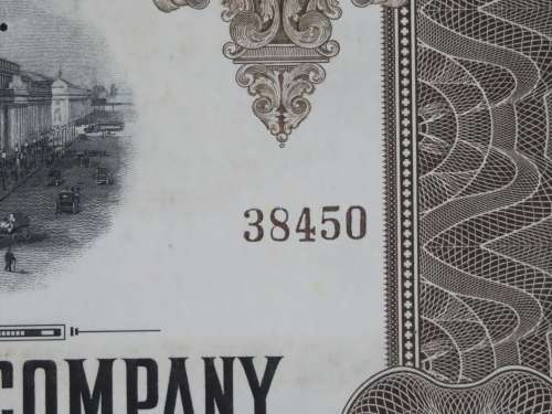 1931 The Pennsylvania Railroad Company, $1000 Gold Bond Certificate 38450