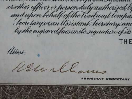 1931 The Pennsylvania Railroad Company, $1000 Gold Bond Certificate 9745