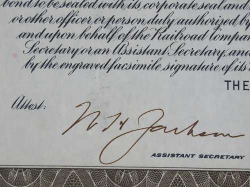 1931 The Pennsylvania Railroad Company, $1000 Gold Bond Certificate 35834