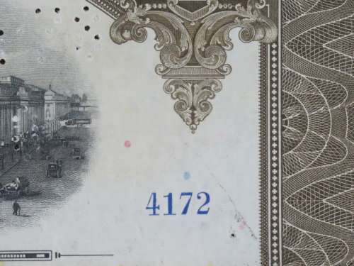 1931 The Pennsylvania Railroad Company, $1000 Gold Bond Certificate 4172