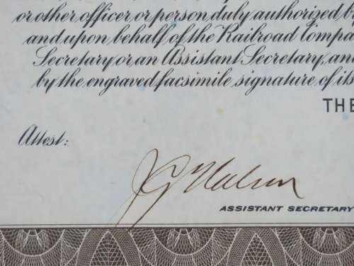 1931 The Pennsylvania Railroad Company, $1000 Gold Bond Certificate 4172