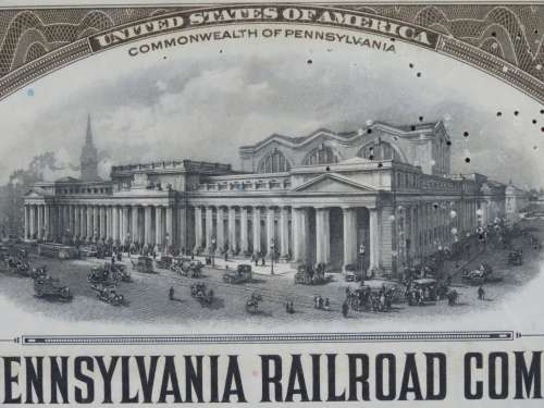 1931 The Pennsylvania Railroad Company, $1000 Gold Bond Certificate 4172
