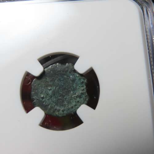 Ancient Judaea Half Prutat Coin, 4 BC NGC Herod Archelaus