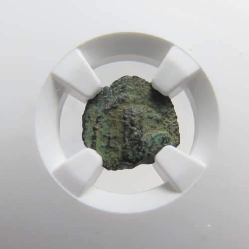 Ancient Judaea Half Prutat Coin, 4 BC NGC Herod Archelaus