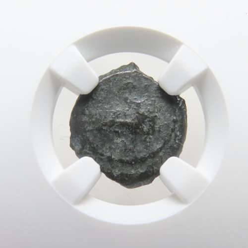 Ancient Judaea Half Prutat Coin, 4 BC NGC Herod Archelaus