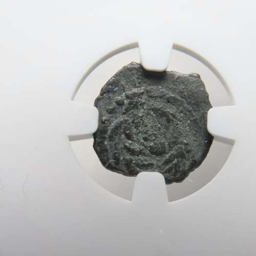 Ancient Judaea Half Prutat Coin, 4 BC NGC Herod Archelaus