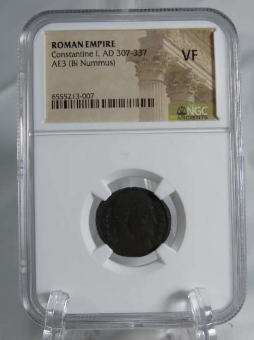 Constantine I The Great, 307 - 337 AD, NGC VF, Ancient Rome, Roman Coin
