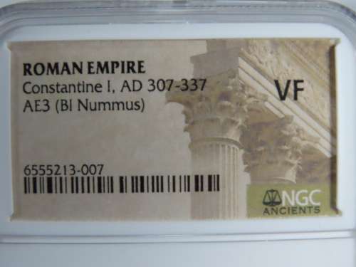 Constantine I The Great, 307 - 337 AD, NGC VF, Ancient Rome, Roman Coin