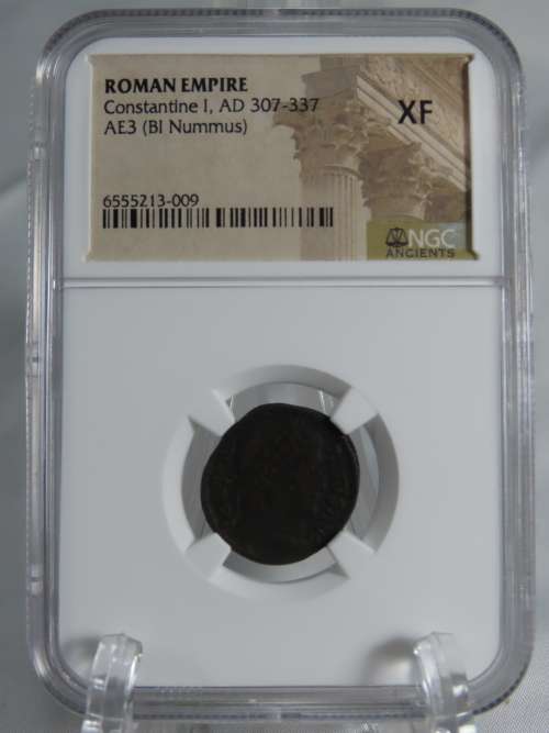 Constantine I The Great, 307 - 337 AD, NGC XF, Ancient Rome, Roman Coin