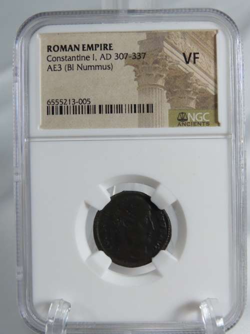Constantine I The Great, 307 - 337 AD, NGC VF, Ancient Rome, Roman Coin