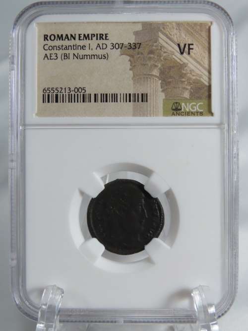Constantine I The Great, 307 - 337 AD, NGC VF, Ancient Rome, Roman Coin