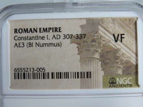 Constantine I The Great, 307 - 337 AD, NGC VF, Ancient Rome, Roman Coin