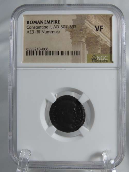 Constantine I The Great, 307 - 337 AD, NGC VF, Ancient Rome, Roman Coin