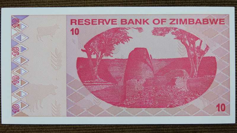 Zimbabwe - 10 Dollar, 2009, Crisp UNC.., p94