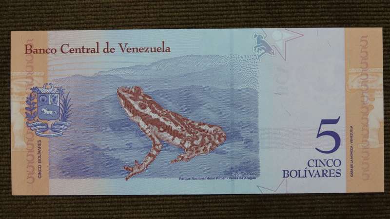 Venezuela 5 Bolivares 2018 Crisp UNC  p102