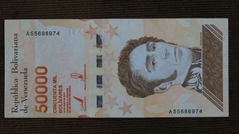 Venezuela 50 000 Bolivares 2019 EF p111