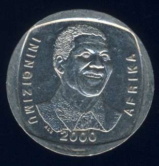 2000 Mandela R5 coin ,no reserve