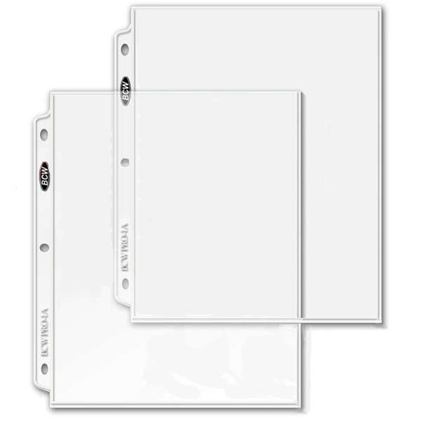Banknote Pages, fits any Album/Binder, No PVC, 1 Pocket